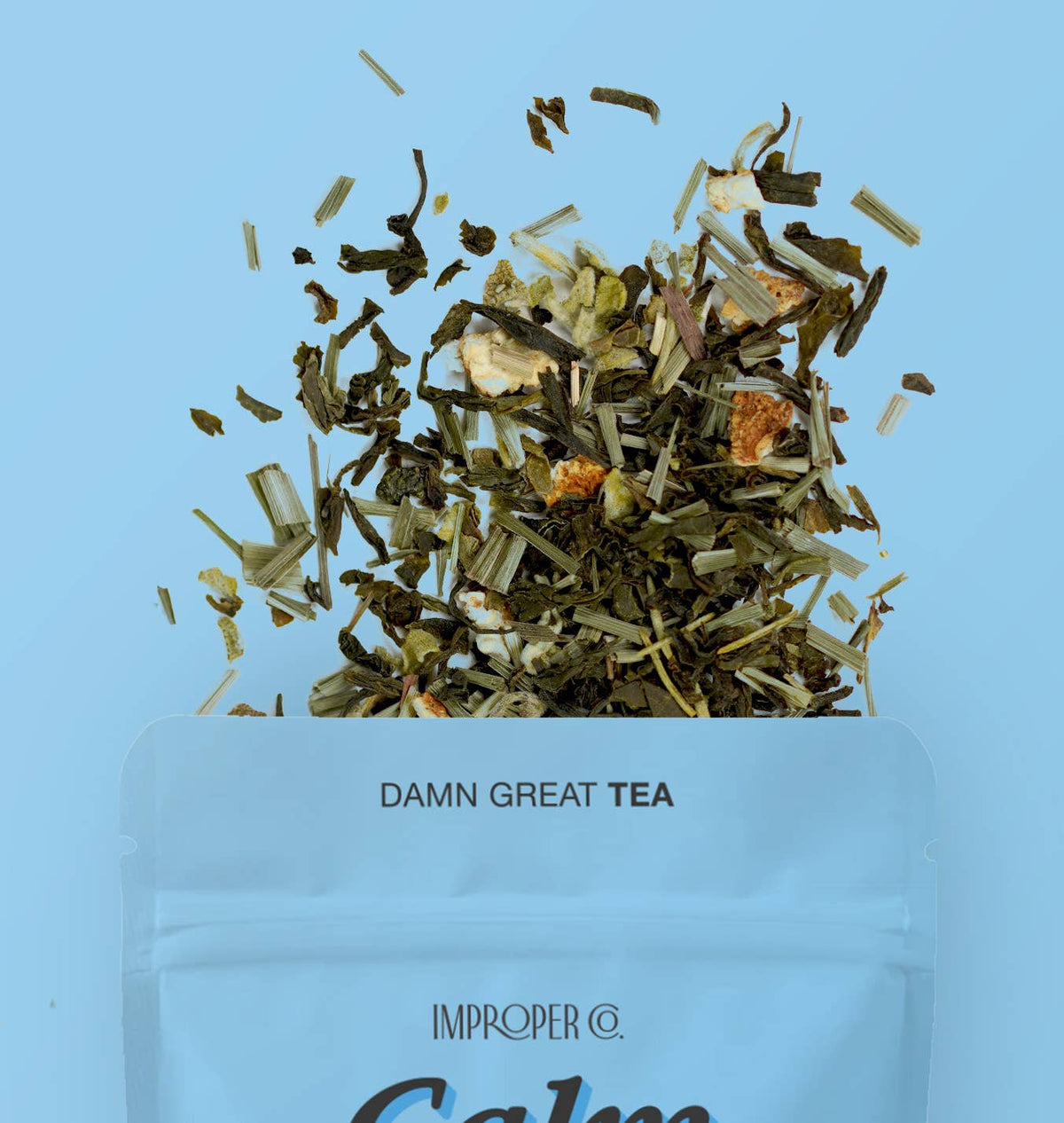 Calm the F Down Green tea, 20 Servings, Functional Tea Blend